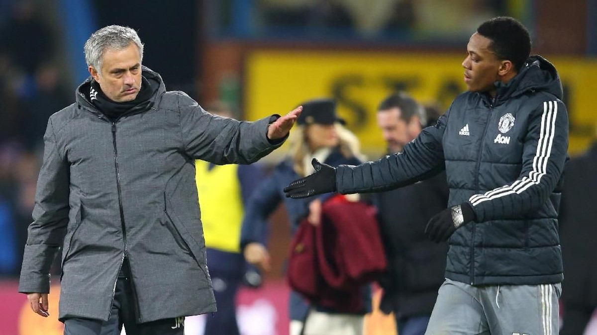 Jose Mourinho pernah minta Man United menjual Anthony Martial. Foto: Alex Livesey/Getty Images