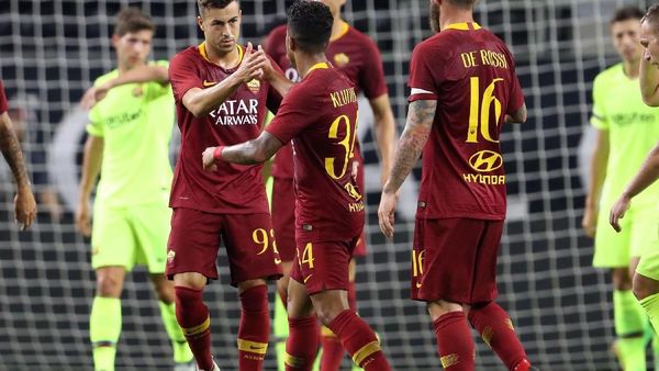 Duel Barcelona vs AS Roma Hadirkan Enam Gol