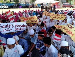 Laskar Santri di Malang Deklarasi Dukung Jokowi 2 Periode