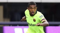 Malcom dibeli Barcelona dari Bordeaux seharga 41 juta euro. Jarang diturunkan oleh Ernesto Valverde, Malcom cuma baru tampil 25 menit sejauh ini. Foto: Matthew Emmons-USA TODAY Sports/Reuters