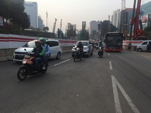 Alasan Polisi Belum Tilang Pelanggar Ganjil Genap di Jl MT Haryono