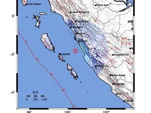 Gempa 4,8 SR Dirasakan di Padang