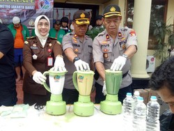 Polres Jakbar Musnahkan Narkoba Senilai Rp 20 M