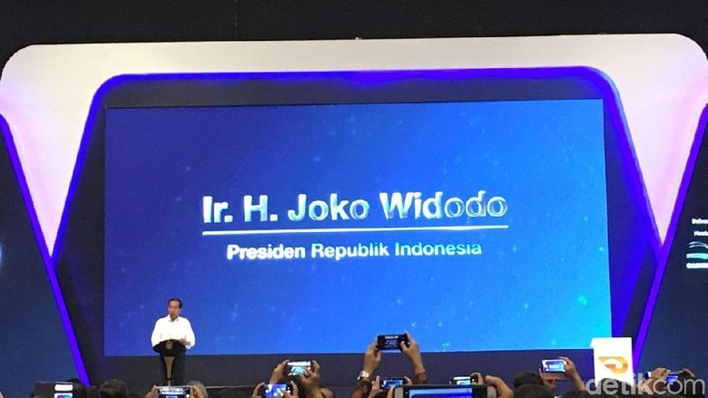 Presiden Joko Widodo membuka GIIAS 2018 Foto: Dina Rayanti
