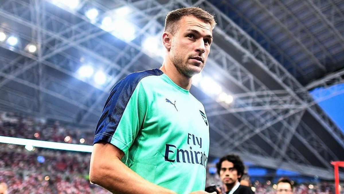 Aaron Ramsey sempat masuk starting XI Arsenal tapi batal main lawan Chelsea di International Champions Cup 2018 (Foto: Thananuwat Srirasant/Getty Images  for ICC)