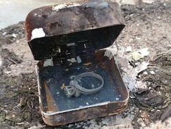 Pria di AS Temukan Cincin Warisan Keluarga di Reruntuhan Rumahnya