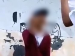 Pelajar Viral karena Jari Tengah Sumpah Pemuda Nangis di Kantor Polisi