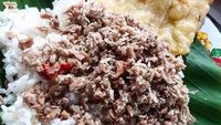 Sedep Tenan! Nasi Megono Gurih Pedas  Plus Tempe Goreng Buat Sarapan