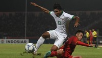 Indonesia makin mantap di puncak klasemen Grup A dengan koleksi sembilan poin. Foto: Zabur Karuru/Antara Foto