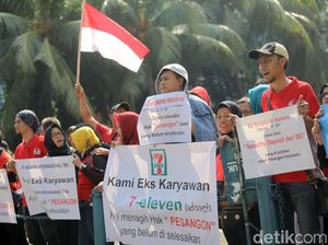 Demo 2 Jam, Eks Pegawai Sevel Akhirnya Ditemui Manajemen