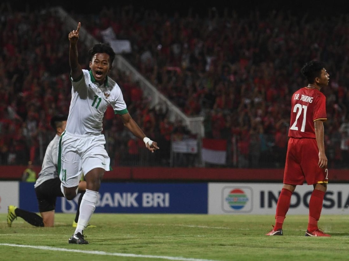 Pemain timnas Indonesia U-16, Mochammad Supriadi. (Foto: Antara Foto)