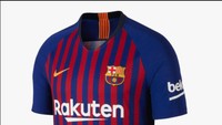 Ini dia seragam sang juara bertahan Liga Spanyol, Barcelona (ist)