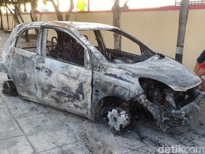 Misterius, Sebuah Mobil Ditemukan Terbakar di Boyolali