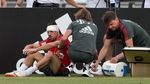Foto: Perban di Jidat Ribery Usai Tabrak Tiang Gawang Saat Latihan