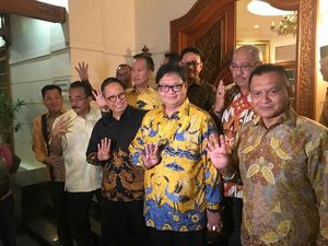 Airlangga Pimpin Elite Golkar Sowan ke BJ Habibie