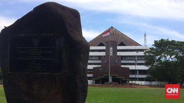 Gedung rektorat Institut Pertanian Bogor, Dramaga, Bogor.