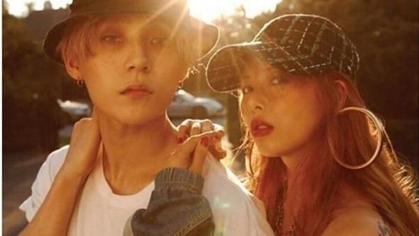 Kemesraan HyunA dan EDawn yang 2 Tahun Berpacaran