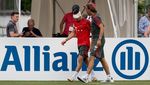 Foto: Perban di Jidat Ribery Usai Tabrak Tiang Gawang Saat Latihan
