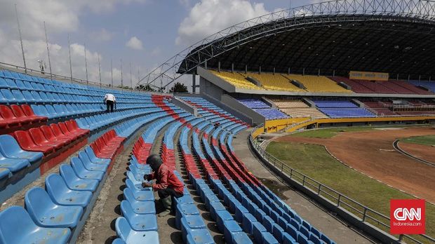 Stadion Bumi Sriwijaya jadi salah satu venue untuk Asian Games di Palembang.