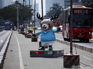 Arus Lalin Sekitar GBK Ditutup Saat Opening Ceremony Asian Games