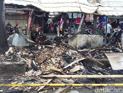 Kebakaran Pasar Indihiang, Kerugian Pedagang Capai Rp 600 Juta