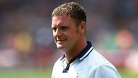 5. Tottenham Hotspur tercatat sudah 7 kali berjaya di Charity Shield setelah 9 kali tampil. Tahun 1991 menjadi momen terakhir Spurs melakukannya, ketika jadi juara bersama dengan Arsenal (kali terakhir ajang Shield punya juara bersama). (Foto: Shaun Botterill/Allsport)