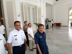 Usai Tinjau GBK, JK Mampir ke Kantor Anies di Balai Kota