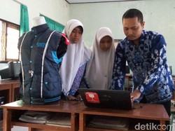 Masih SMP, Pelajar Ponorogo Ciptakan Rompi untuk Bantu Tunanetra