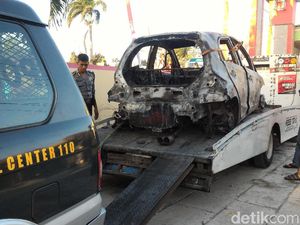 Polres Boyolali Ungkap Identitas Pemilik Mobil yang Terbakar