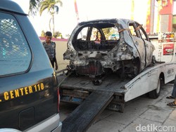 Polres Boyolali Ungkap Identitas Pemilik Mobil yang Terbakar