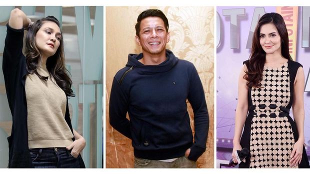 Luna Maya, Ariel Noah, Cut Tari Luna Maya, Ariel Noah, Cut Tari. (Courtesy of Detikcom)