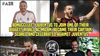 Ketika pindah ke Milan, Bonucci didapuk menjadi kapten dan sempat membobol gawang Juventus. Namun musim perdananya terbilang jelek, sehingga kini Bonucci pindah ke Juventus yang disebut-sebut menjadi favorit juara Liga Champions karena sukses mendatangkan Ronaldo. Enak ya kamu ckckck. (Foto: Twitter)