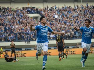 Hasil Liga 1 2018: Kalahkan Sriwijaya, Persib Kukuh di Puncak Klasemen