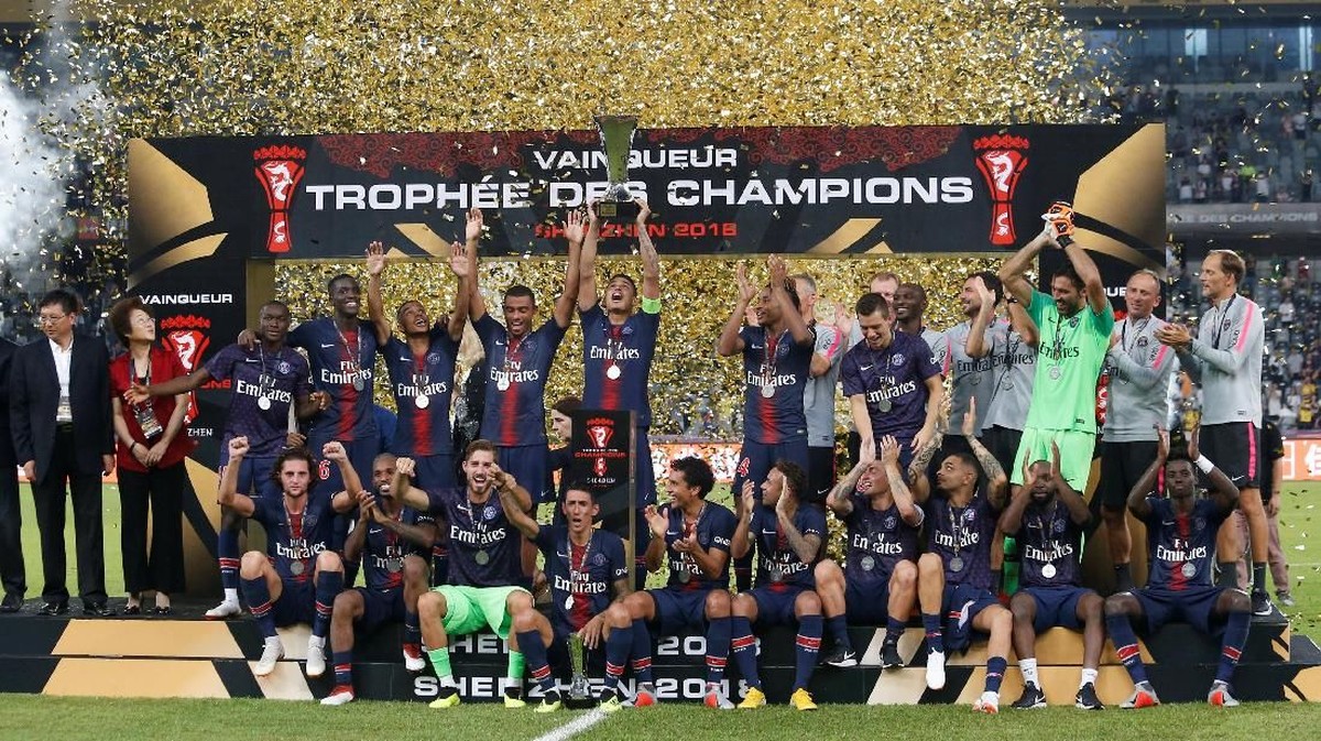 Paris Saint-Germain juara Piala Super Prancis (Foto: Bobby Yip/Reuters)