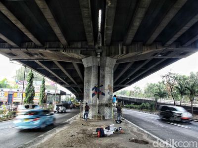 73 Seniman Dikerahkan untuk Beautifikasi Mural Tiang Tol Rawamangun