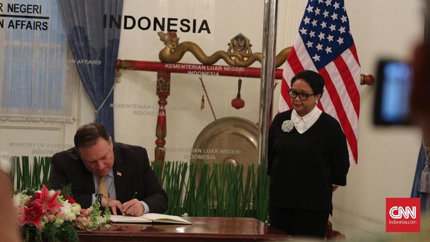Menlu RI-AS Bahas Isu Bilateral, Nuklir Korut, dan Palestina