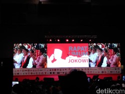 Jokowi Hadiri Rapat Umum Relawan di Bogor