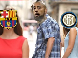 Sebelumnya Vidal sudah sepakat pindah ke Inter Milan, namun Barca bisa menyalip proses negosiasi itu. Sang pemain pun lebih memilih Barca. (Foto: Twitter)