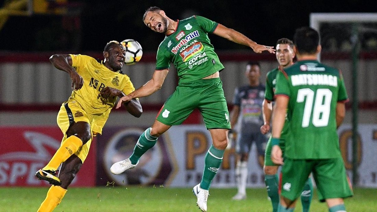 Bhayangkara FC mengalahkan PSMS Medan dengan skor 3-1 (Foto: Sigid Kurniawan/Antara Foto)