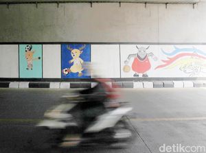 Mural Asian Games 2018 Hiasi Jalanan di Taman Mini