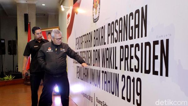 Ketua KPU Tinjau Kesiapan Pendaftaran Capres dan Cawapres