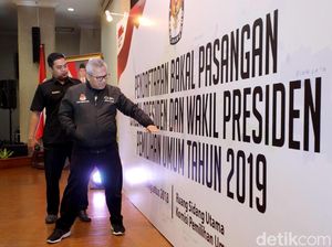 Ketua KPU Tinjau Kesiapan Pendaftaran Capres dan Cawapres