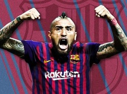 Barcelona mencapai kata sepakat dengan Bayern Munich untuk mendatangkan Arturo Vidal. Gelandang asal Chile itu dikontak tiga musim oleh Blaugrana dengan nilai transfer yang kabarnya mencapai 30 juta euro. (Foto: Twitter)