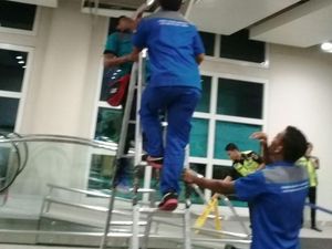 AP I Mulai Perbaiki Area Bandara Lombok yang Terdampak Gempa AP I Mulai Perbaiki Area Bandara Lombok yang Terdampak Gempa