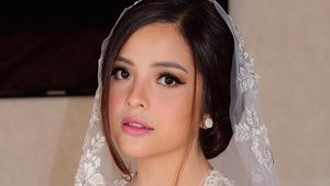 Cantik Nian! Tasya Kamila Anggun dengan Kebaya Putih saat Akad Nikah