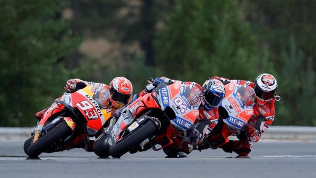 Marc Marquez menilai kondisi sirkuit Silverstone sulit untuk diprediksi.