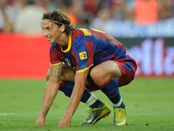 Saat masih muda di Barcelona, Ibra membukukan 16 gol (Getty Images)