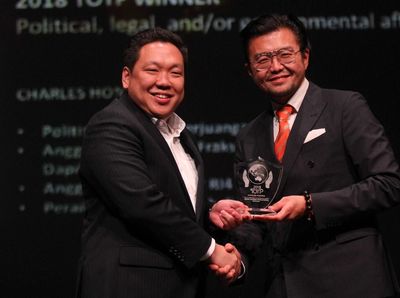 Charles Honoris Raih Penghargaan TOYP 2018
