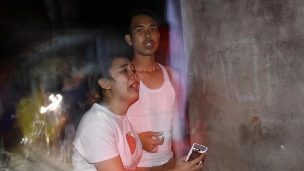 Foto: Kepanikan di Mataram NTB Saat Gempa 7 SR