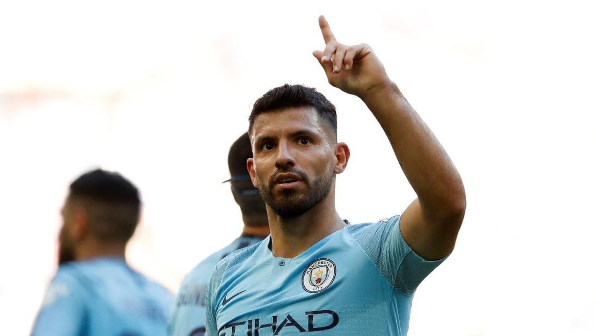 Penyerang Manchester City, Sergio Aguero. (Foto: John Sibley/Reuters)
